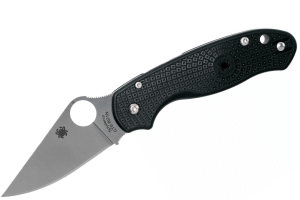Couteau pliant Spyderco Para 3 C223PBK manche en nylon/fibre de verre noir 10,9cm