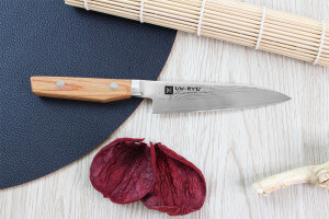 Couteau universel japonais Shimomura Un-Ryu 12cm damas 33 couches