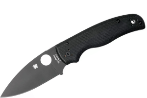 Couteau pliant Spyderco Shaman C229GPBK lame noire manche en G10 11,9cm