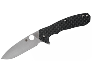Couteau pliant Spyderco Amalgam C234CFP manche en G10/fibre de carbone noir 13cm