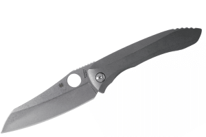 Couteau pliant Spyderco Paysan C238TIP manche en titane argenté 12,5cm