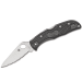 Couteau pliant Spyderco Endela à dents C243SBK manche en nylon/fibre de verre noir 11,9cm 