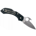 Couteau pliant Spyderco DragonFly 2 C28PGYW2 manche en nylon/fibre de verre bleu marine 8,4cm