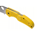 Couteau pliant Spyderco Native 5 C41PYL5 manche en nylon/fibre de verre jaune 10,2cm