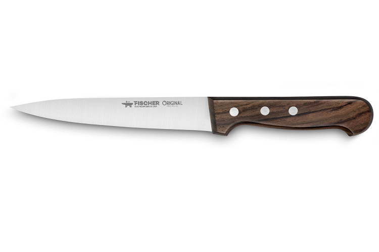 Couteau à saigner Fischer Original lame 16cm manche bois