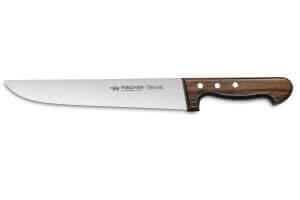 Couteau de boucher Fischer Original lame 26cm manche bois
