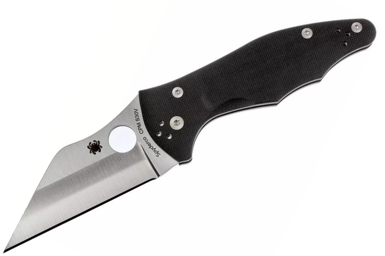 Couteua pliant Spyderco Yojimbo 2 C85GP2 Wharncliffe manche G10 noir 11,4cm