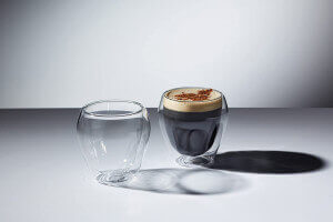 Lot de 2 gobelets en verre KitchenCraft Le’Xpress 25cl double paroi