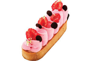 Cercle à tarte oblong perforé 14x5x2cm en inox