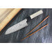 Couteau santoku japonais artisanal Masakage Shimo 17cm Shirogami
