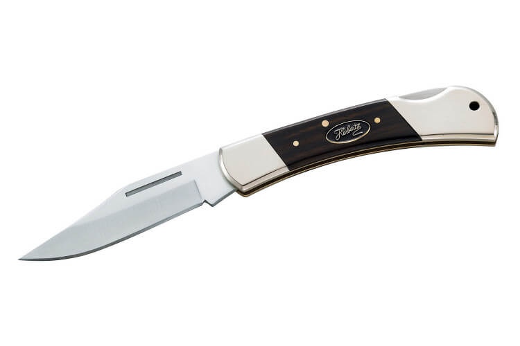 Couteau pliant Herbertz 20781 manche bois d'ébène et double mitre
