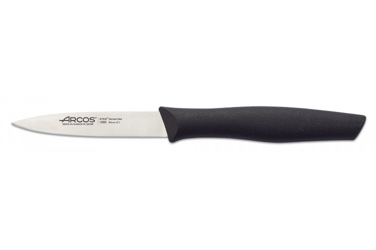Couteau d'office Arcos Nova lame 8,5cm manche noir