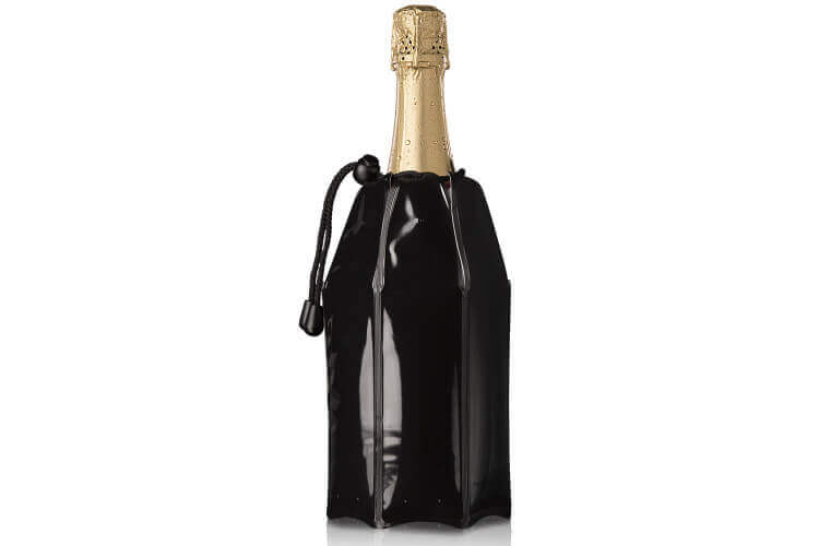 Rafraîchissoir à champagne Vacu Vin noir