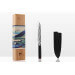 Couteau santoku Kotai lame martelée 18cm manche pakkawood avec fourreau