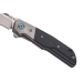 Couteau pliant MKM Clap By LionSteel MK.LS01GTBK manche en G10 noir/titanium 11cm + étui 