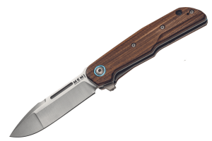 Couteau pliant MKM Clap By LionSteel MK.LS01S manche en bois de Santal 11cm + étui