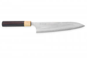 Couteau de chef japonais artisanal Yoshimi Kato AS Nashiji 21cm