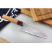 Couteau santoku japonais artisanal Kajiwara Suminagashi 33 couches 16,5cm