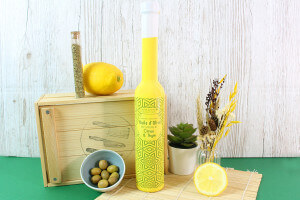Huile d'olive Savor&Sens Color Block saveur citron thym - 20cl