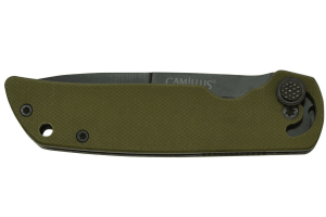 Couteau pliant Camillus Mini Cuda manche en matériau G10 vert 9,5cm