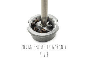 Moulin à poivre manuel Peugeot Bistro Specials Antique 10cm en hêtre patiné