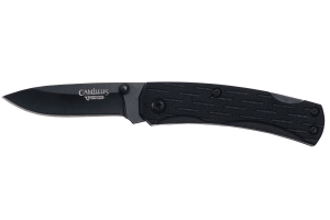 Couteau pliant Camillus CamLite Mini manche en nylon et fibres de verre noir 7,3cm