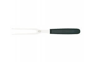 Fourchette à découper, manche noir, lame inox 15 cm Victorinox
