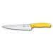 Couteau à découper manche jaune lame inox 19cm Victorinox 6.8006.19L8