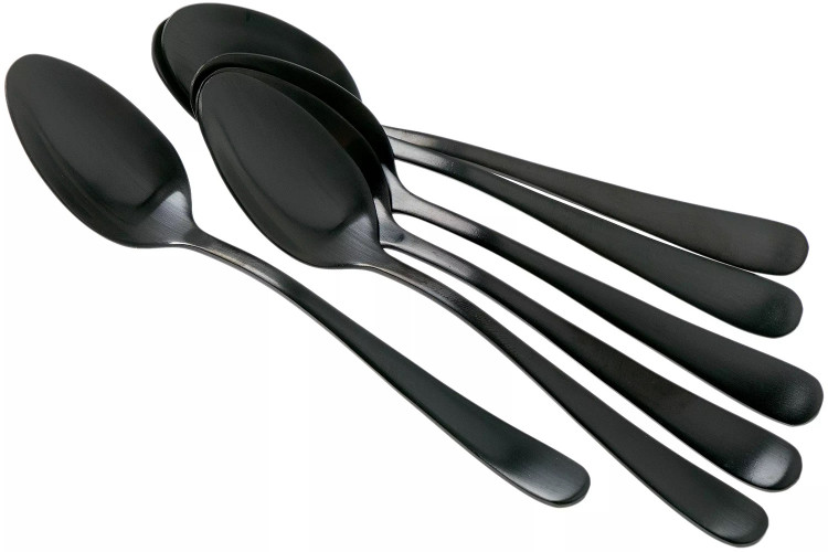 Coffret de 6 cuillères à moka Amefa Austin inox revêtement PVD