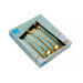 Coffret de 6 cuillères mazagran Amefa Austin inox revêtement PVD