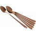 Coffret de 6 cuillères mazagran Amefa Austin inox revêtement PVD