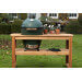 Pack Big Green Egg Large barbecue + table eucalyptus + convEGGtor + berceau de table + 4 roulettes