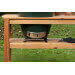 Pack Big Green Egg Large barbecue + table eucalyptus + convEGGtor + berceau de table + 4 roulettes