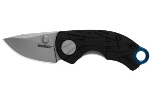 Couteau pliant Kershaw Aftereffect KS.1180 manche en nylon/fibre de verre noir motif angulaire 7,6cm