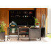 Pack Big Green Egg Large barbecue + convEGGtor + table modulaire + 4 roulettes