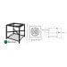 Pack Big Green Egg Large barbecue + convEGGtor + table modulaire + 4 roulettes
