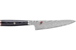 Couteau universel japonais Miyabi 5000FCD lame 13cm damas 48 couches manche pakkawood reconditionné