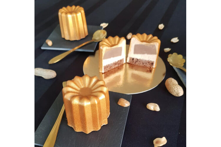 De Buyer Elastomoule Cannelés Mold Stampi Muffin