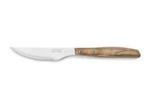 Couteau à steak Arcos manche bois compressé lame large crantée 11cm
