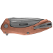Couteau pliant Kershaw Natrix Copper KS.700 manche en cuivre 