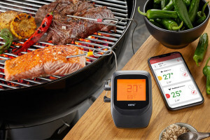 Thermomètre de cuisson Gefu Control+ pour grill et rôti - 6 canaux