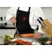 Tablier de cuisine noir réglable KAI SHUN logo brodé rouge