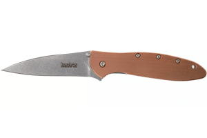 Couteau pliant Kershaw Leek Copper KS.1660CU manche en cuivre 10,3cm
