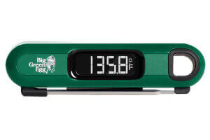 Thermomètre numérique professionnel Big Green Egg à lecture instantanée avec étui de rangement