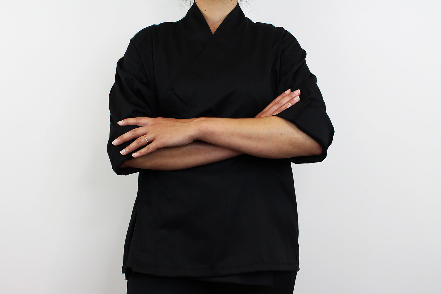 Veste de cuisine Egochef Sushi pro kimono coloris noir