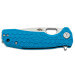 Couteau pliant Honey Badger Flipper Medium 01HO041 manche nylon / fibres de verre bleu 11,7cm