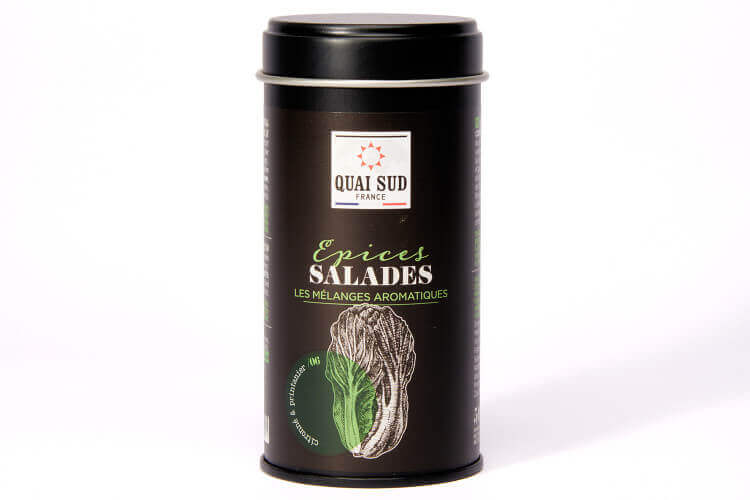 Mélange d'épices Quai Sud spécial salades - Boîte 50g