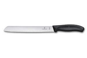 Couteau à pain lame 21cm manche fibrox noir Victorinox 6.8633.21