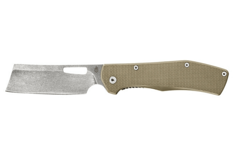 Couteau pliant Gerber Flatiron Folding Cleaver GE003686 manche en G10/acier 12cm 