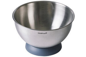 Cul de poule Mastrad 24cm en inox à base antidérapante amovible